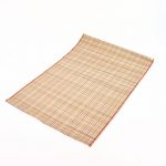 Tovaglietta bamboo naturale-rosso 33x50m