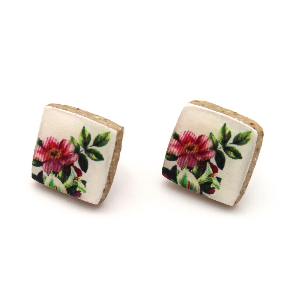 Orecchini Quadrati Con Pendenti Ambra - Gioielli - Orecchini - Di A - Foto 11