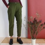 Pantalone Atena verde muschio L