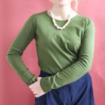 Maglia Sanchita verde muschio L