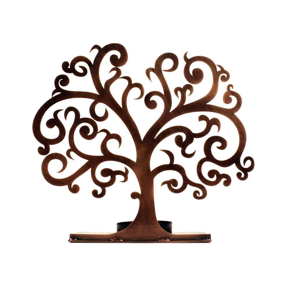IN5040499 (1) Portalumino Albero della vita 19x5x18cm - immagine 1