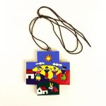 Croce con cordone Union de Los Ninos 7cm