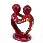 Statuetta Amici 10cm Rosso di Sera
