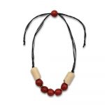 Collana Giada rosso