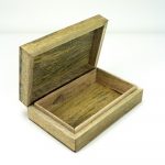 Scatola legno Flowers 20x13xh5,5cm - immagine 2