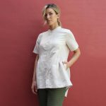Camicia Oriana lunga sabbia M