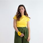 Tees Tea jersey stretch bio mimosa XL