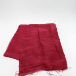 Sciarpa lino e cotone geranio
