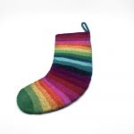 Calza di Natale Strisce 53x29x1cm - immagine 3