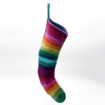 Calza di Natale Strisce 53x29x1cm - immagine 4