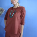 T-shirt Amanda terracotta M