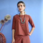 T-shirt Amanda terracotta L