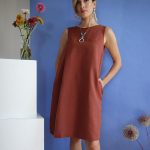 Abito Rita terracotta L