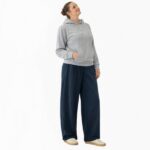 Felpa u.cappuccio grigia S BIO/FT - immagine 4