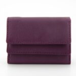 Mini Portafoglio donna prugna