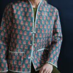 Giacca block print Elleboro S/M