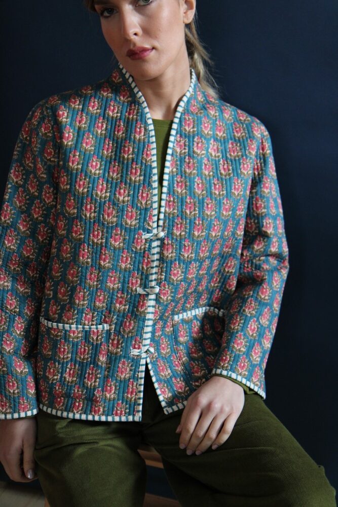 INC6061902 (1) Giacca block print Elleboro S/M - immagine 1