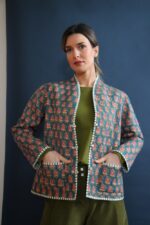 Giacca block print Elleboro S/M - immagine 2
