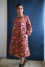 Abito Agata block print Camelia S - immagine 2