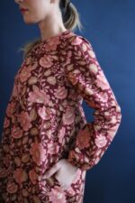 Abito Agata block print Camelia S - immagine 3