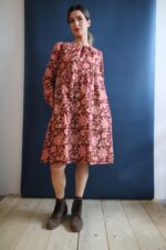 Abito Agata block print Camelia S