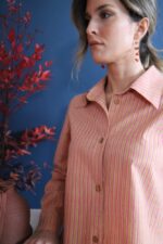 Camicia Mila block print a righe S - immagine 2