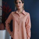 Camicia Mila block print a righe M
