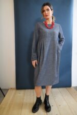 Abito Serafina blu denim S - immagine 2