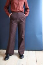 Pantalone Ayla cioccolato S