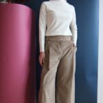 Pantalone Folk beige safari S