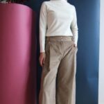 Pantalone Folk beige safari L