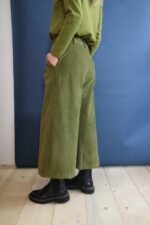 Pantalone Folk verde oliva XS - immagine 2