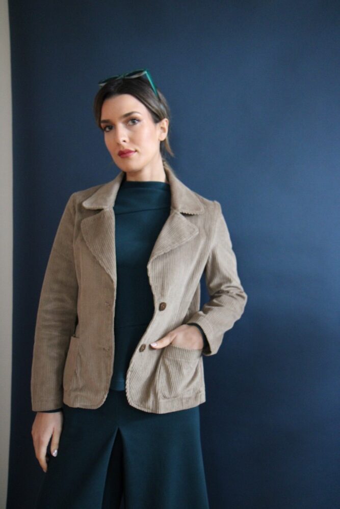 INC6061980 Giacca Eloisa beige safari M - immagine 1
