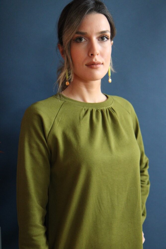 INC7061907 Maglia Arundhati verde oliva M - immagine 1
