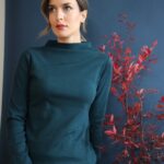 Maglia Onde blu verde S