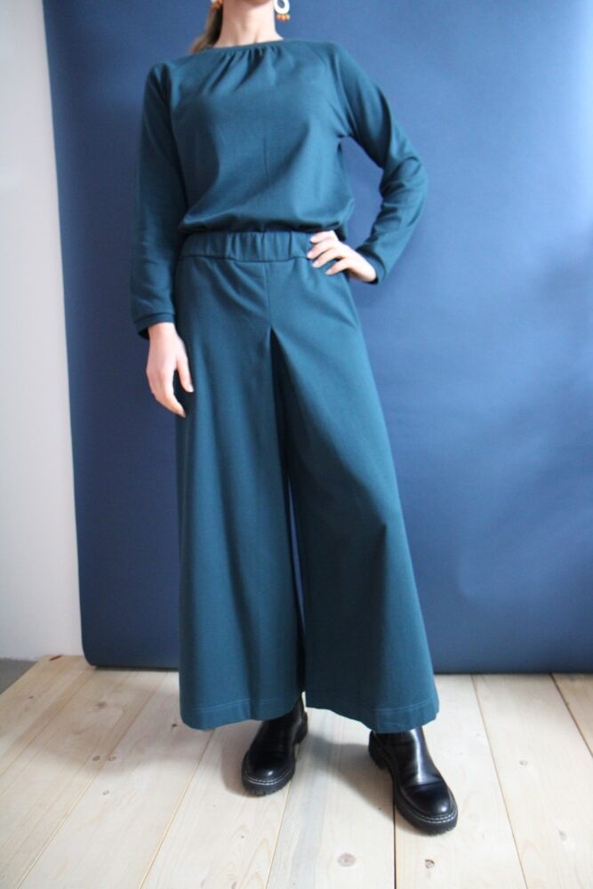 INC7061971 Pantalone Vele con banda blu verde L - immagine 1