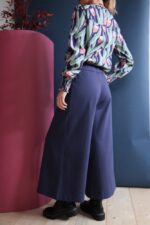 Pantalone Vele con banda blu notte S - immagine 4