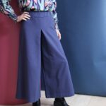 Pantalone Vele con banda blu notte S