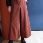 Pantalone Vele con banda terracotta L