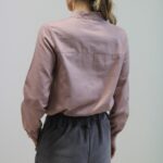 Camicia Pervinca rosa antico M