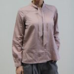 Camicia Pervinca rosa antico L
