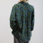 Camicia Eranthis blu - verde L/XL
