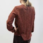 Blusa Bouquet terracotta L