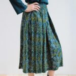 Gonna Lupino blu-verde M
