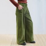 Pantalone Limonium verde oliva M