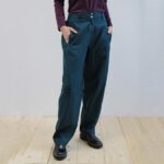 Pantalone Sughero blu-verde S