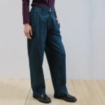 Pantalone Sughero blu-verde M