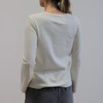 Tees Amarillo bianco crema L