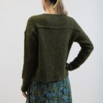 Maglia Cisto bouclè verde oliva L/XL