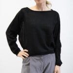 Maglia Carvi alpaca nero S/M